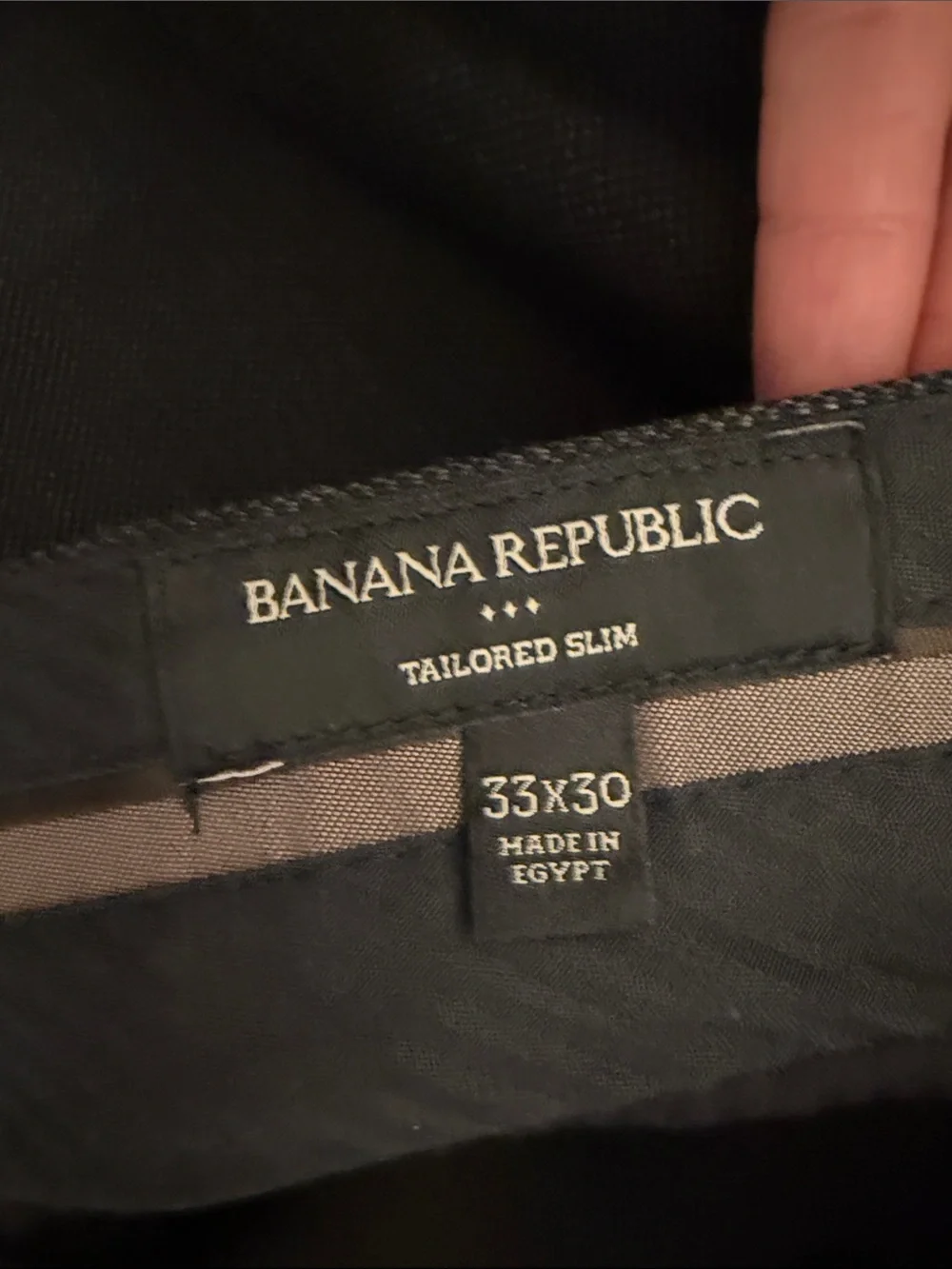 Banana Republic Men's Charcoal Gray Two-Button Suit Jacket and Pants set